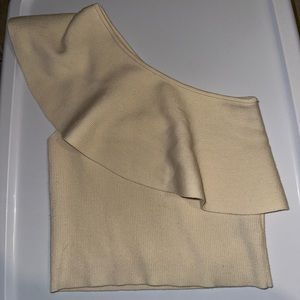Wilfred cream off the shoulder top size S